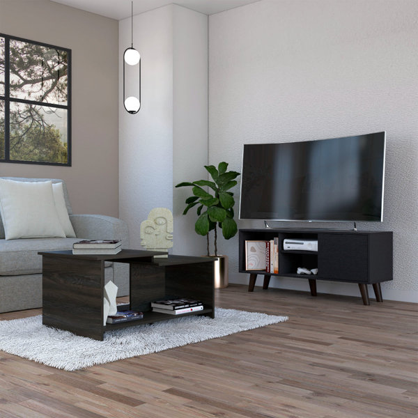 Latitude Run® Tampa Living Room Set, TV Stand + Coffee Table | Wayfair